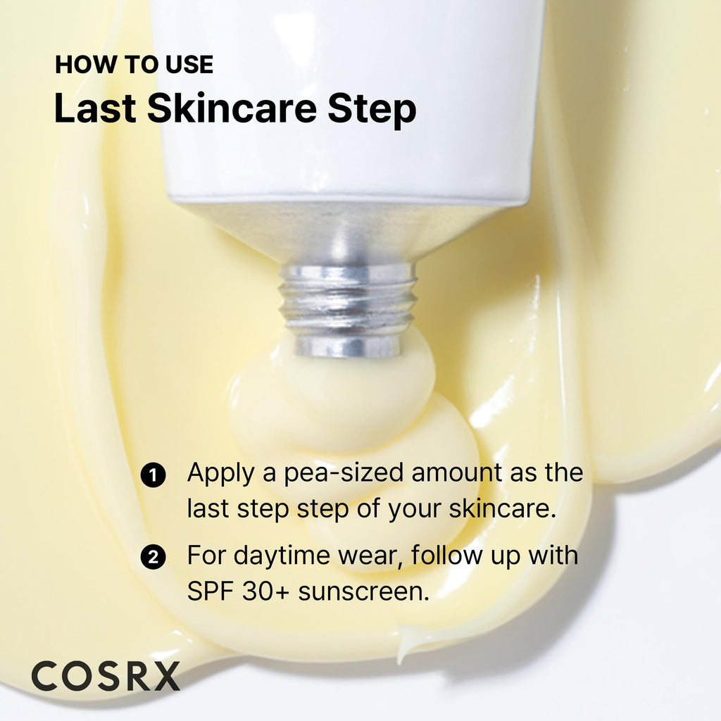 COSRX The Retinol 0.1 Cream applied under eye area