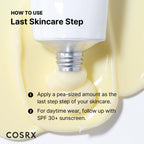COSRX The Retinol 0.1 Cream applied under eye area