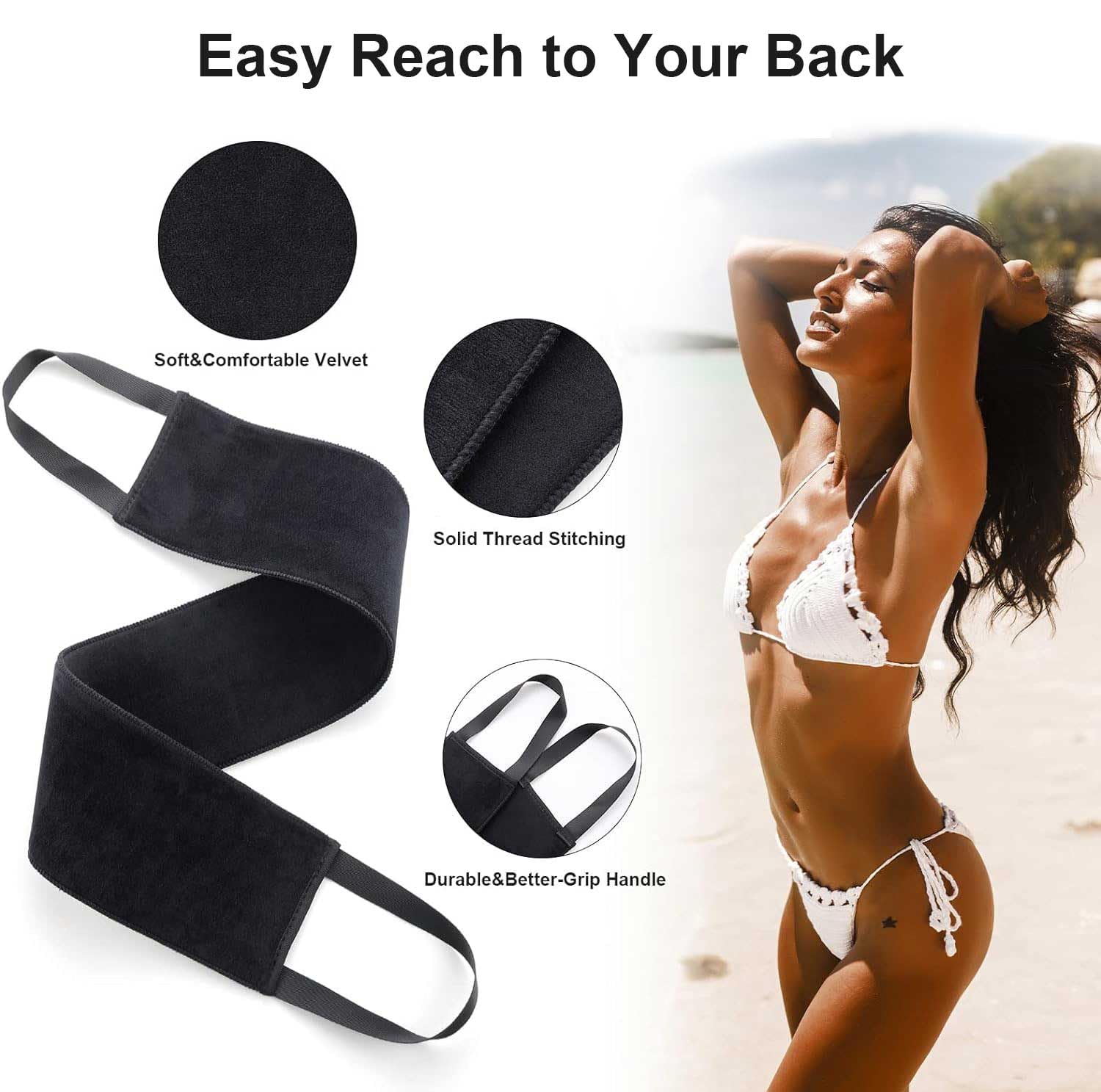 Complete 3 piece self tanning applicator set for face and body