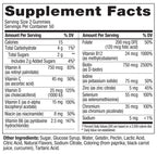Olly 100 count multivitamin packaging side view