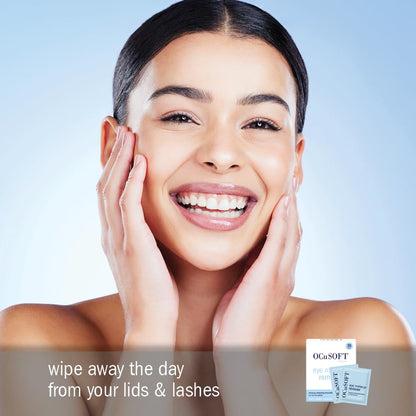 OCuSOFT ophthalmologist recommended sensitive skin face wipes