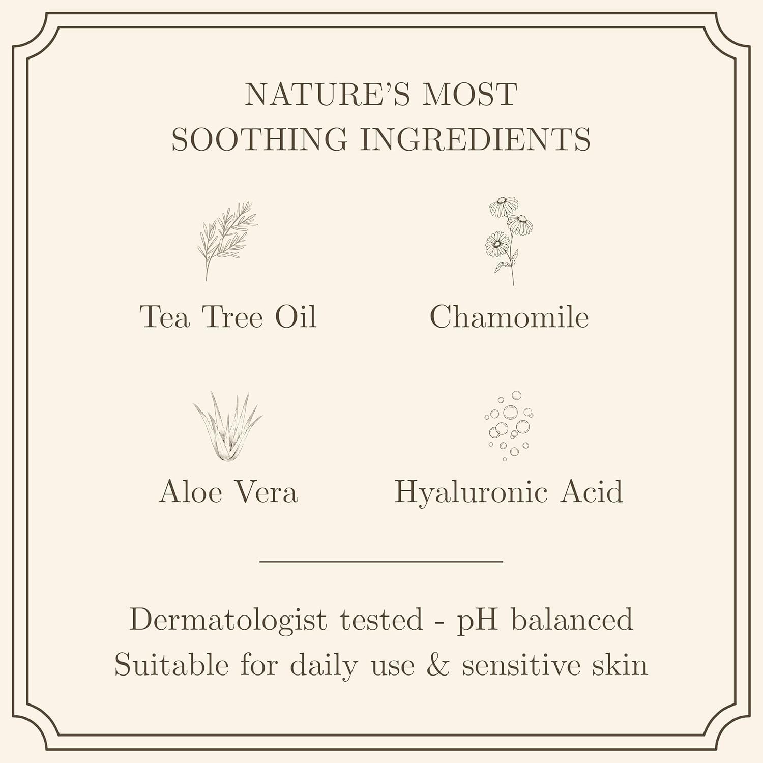 DermorÃ© tea tree and aloe eyelid wipes ingredients label