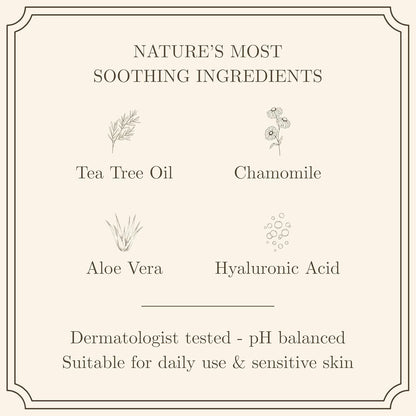 DermorÃ© tea tree and aloe eyelid wipes ingredients label