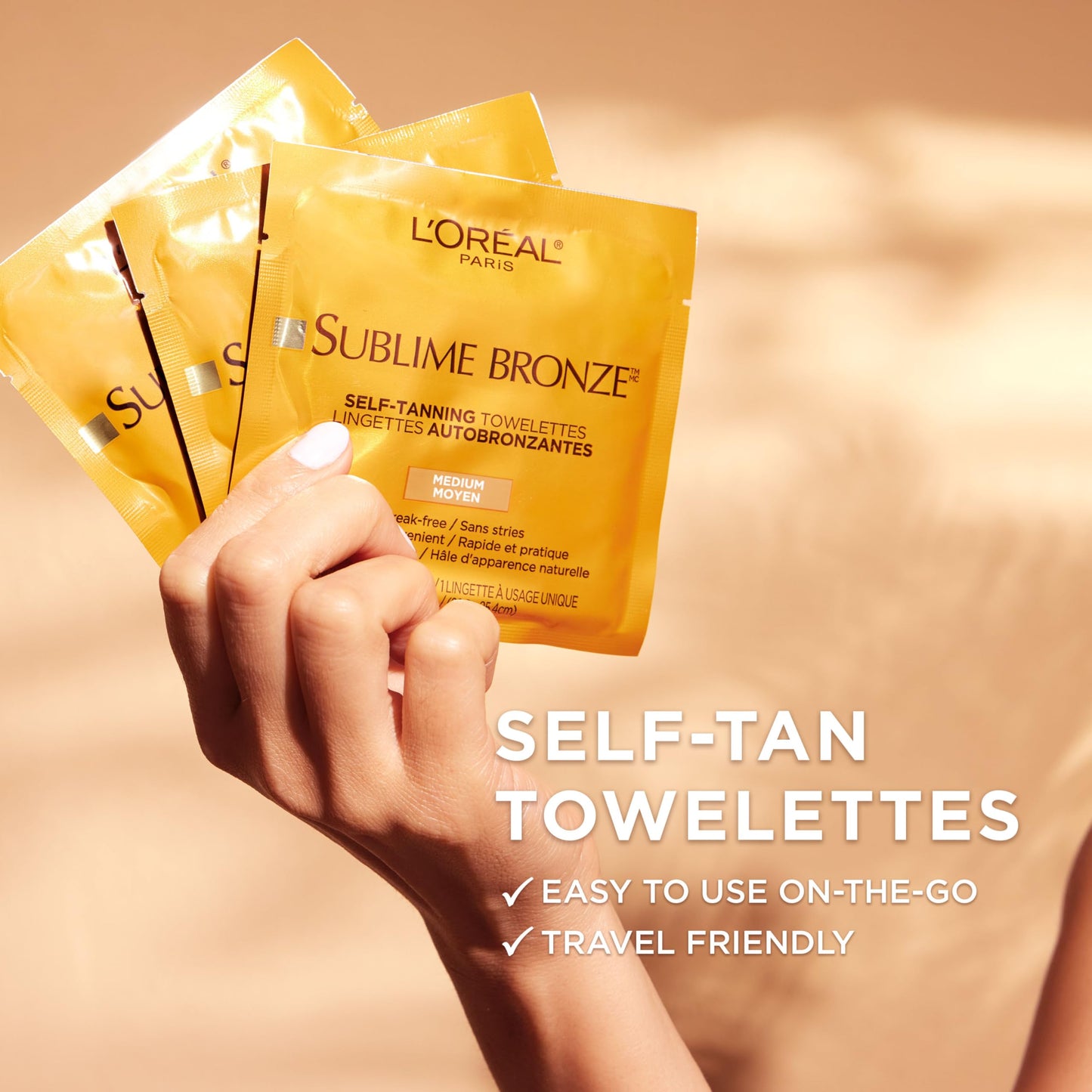 L'Oreal Paris Sublime Bronze streak free transfer resistant formula display