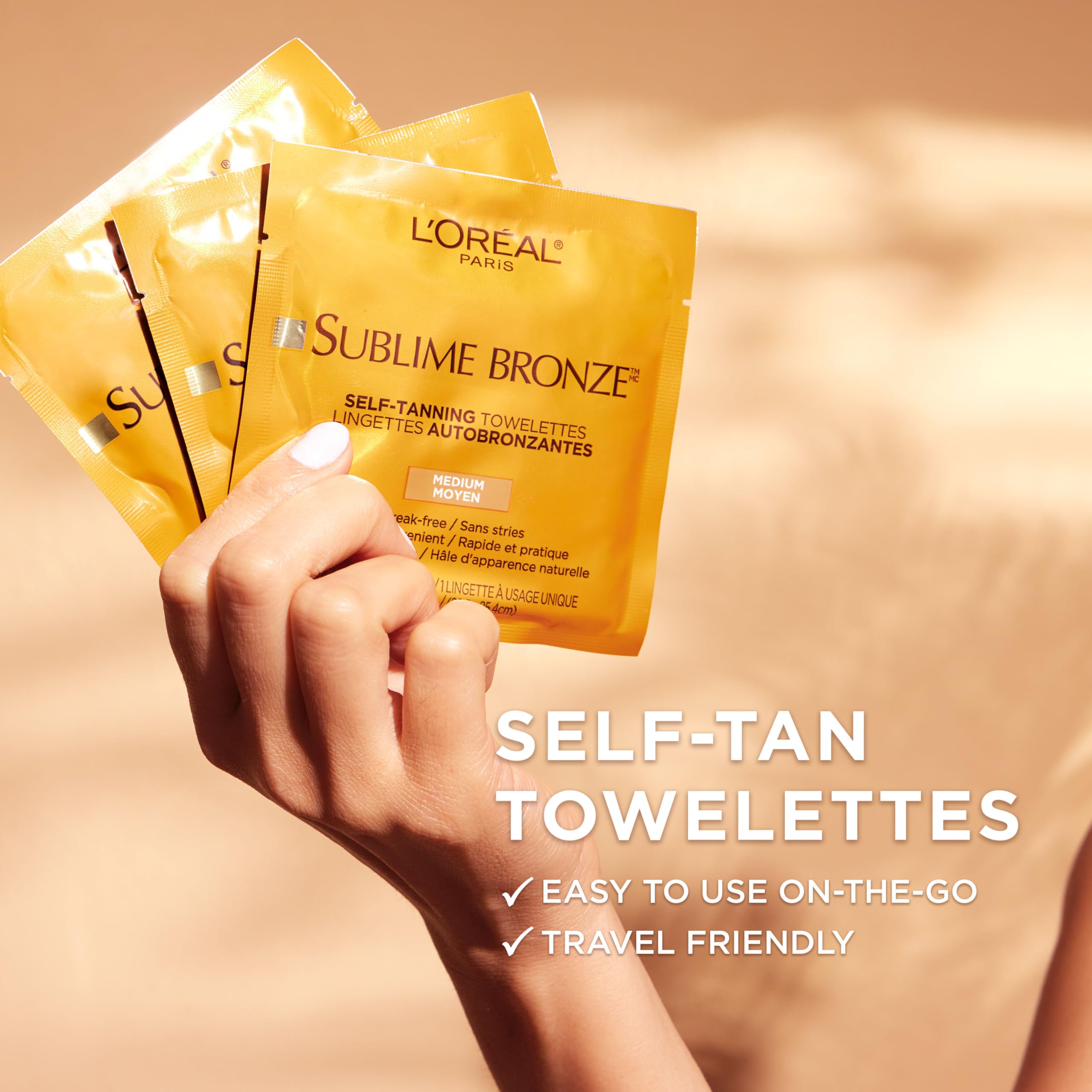 L'Oreal Paris Sublime Bronze streak free transfer resistant formula display