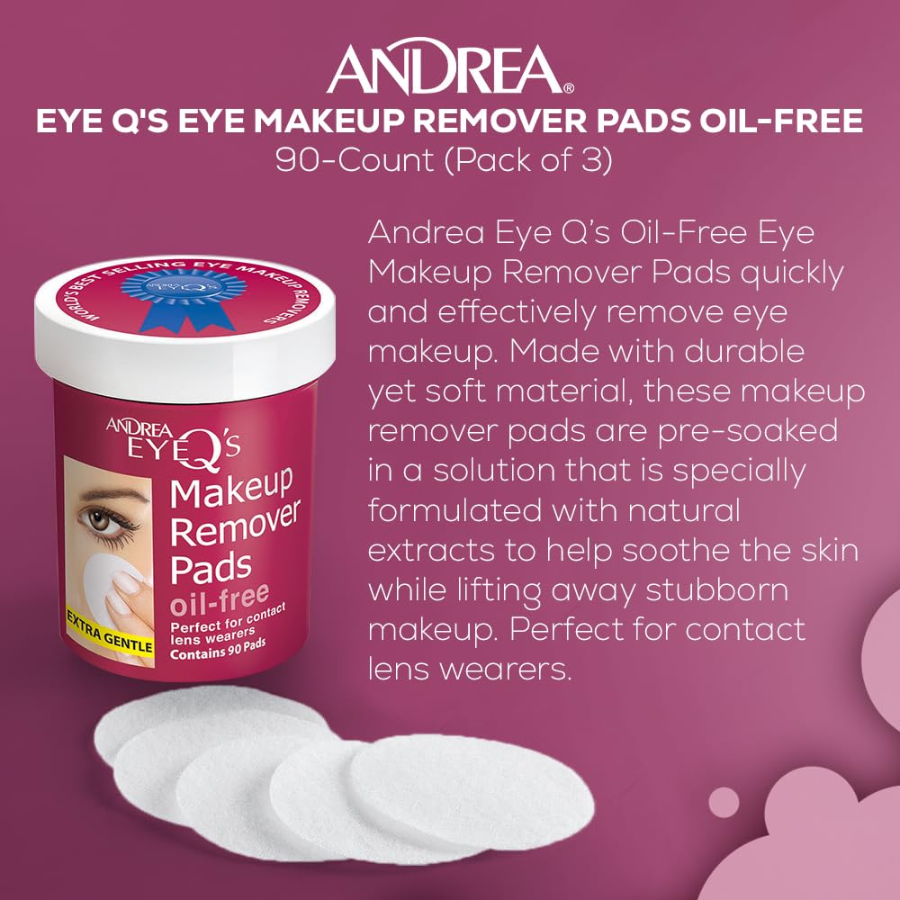 Oil free eye makeup remover pads with aloe vera ingredients list