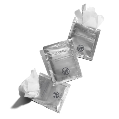 RMS Beauty makeup remover wipes travel-friendly packaging