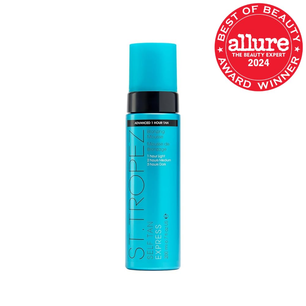 St. Tropez self tanning mousse packaging details