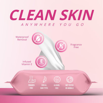 Air Jungles fragrance free cleansing wipes resealable pack opening detail.