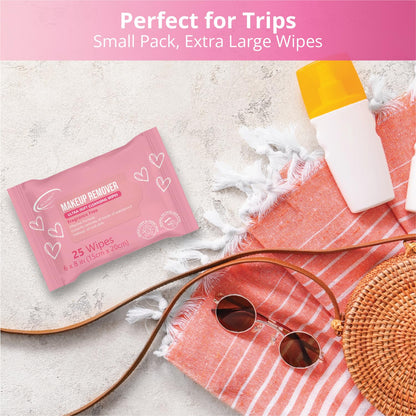 Air Jungles cruelty free paraben free makeup remover wipes packaging back label with instructions.