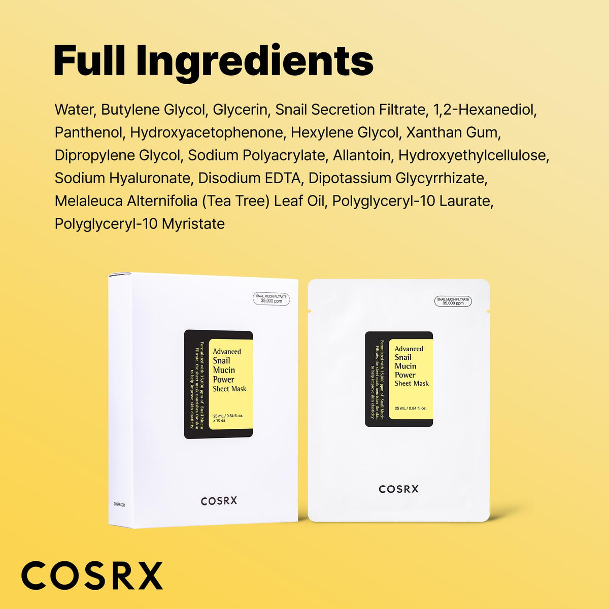 COSRX snail mucin mask essence application demo