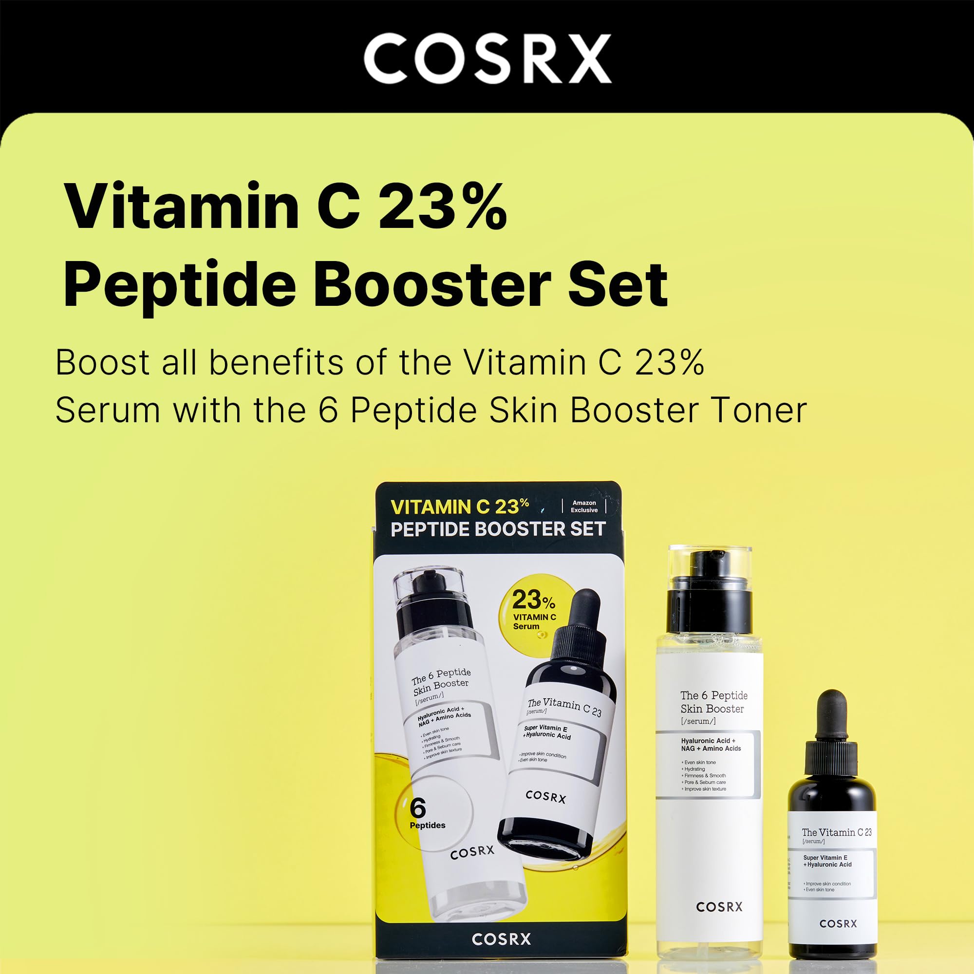 Texture shot of the lightweight watery COSRX peptide booster and niacinamide serum