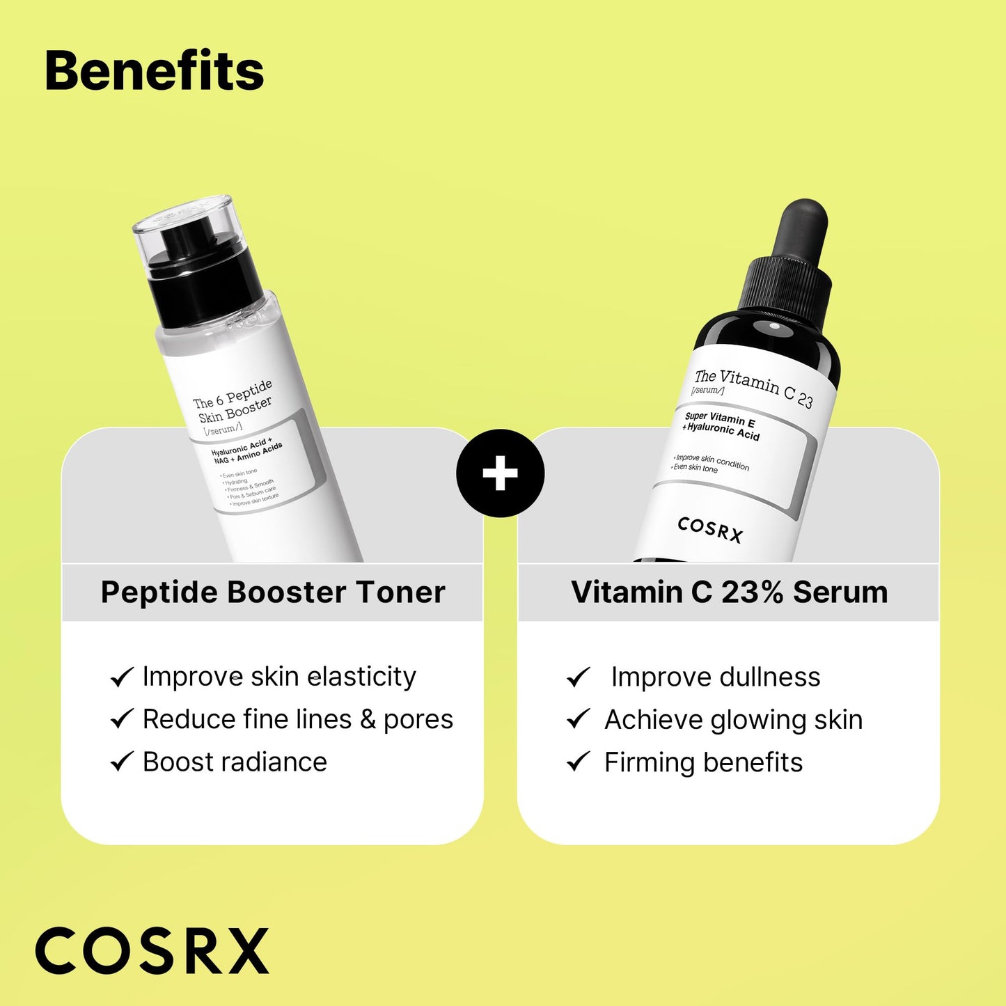 COSRX 6 peptide skin booster toner being applied for barrier support