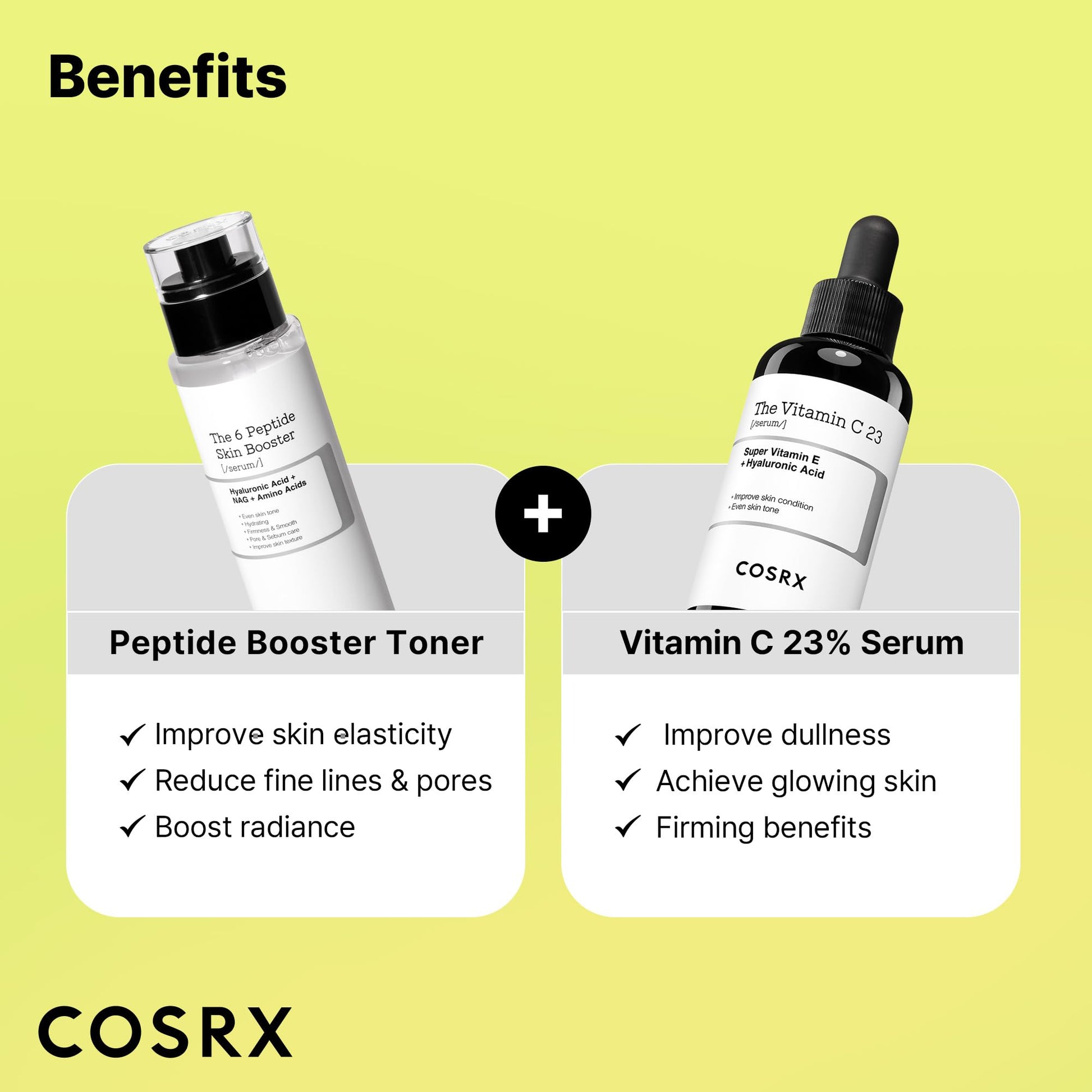 COSRX 6 peptide skin booster toner being applied for barrier support