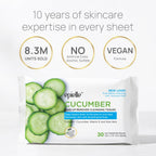 Epielle makeup removing towelettes ingredient highlights label