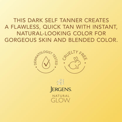 Application demonstration of Jergens natural glow bronzer