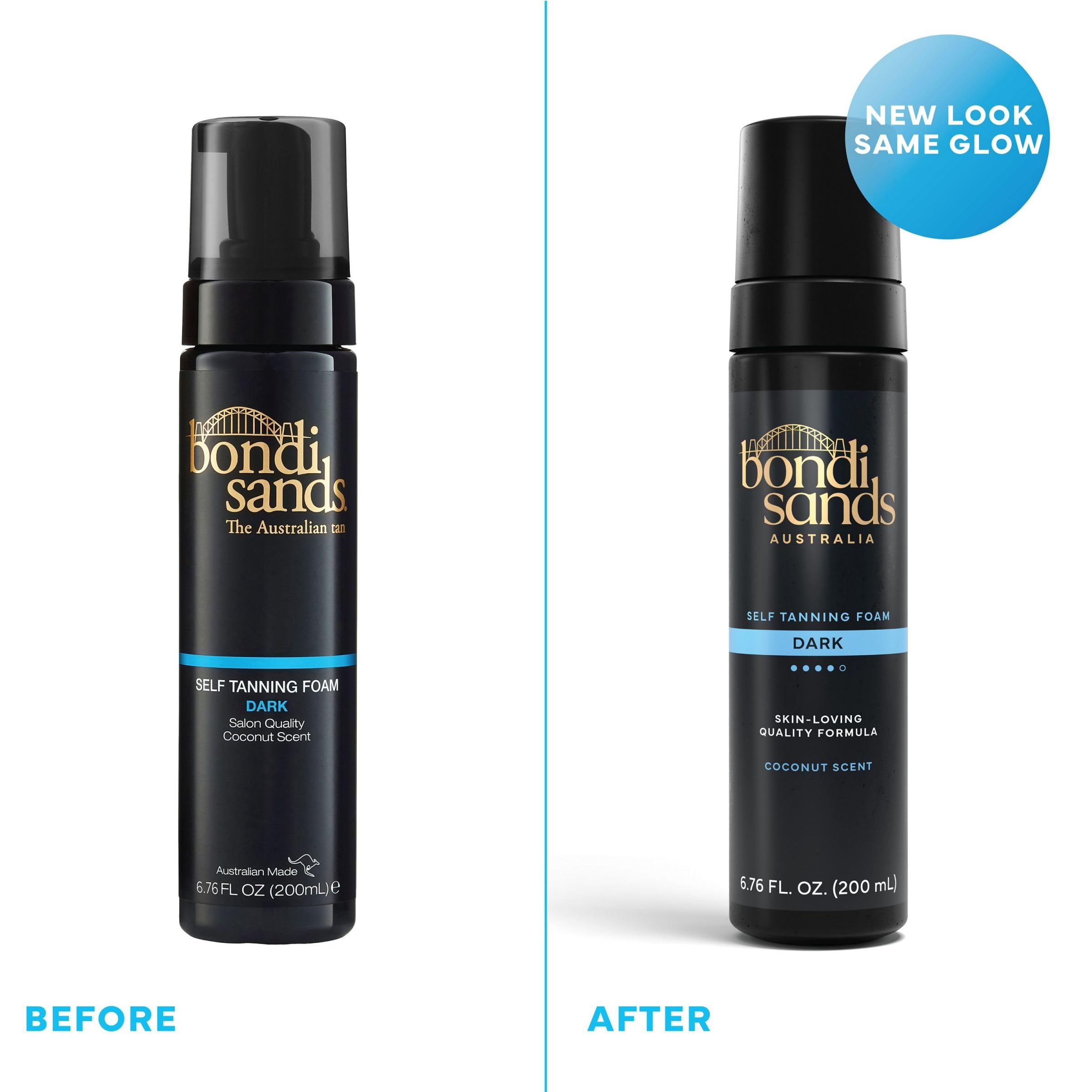 Bondi Sands tanning foam mousse texture display