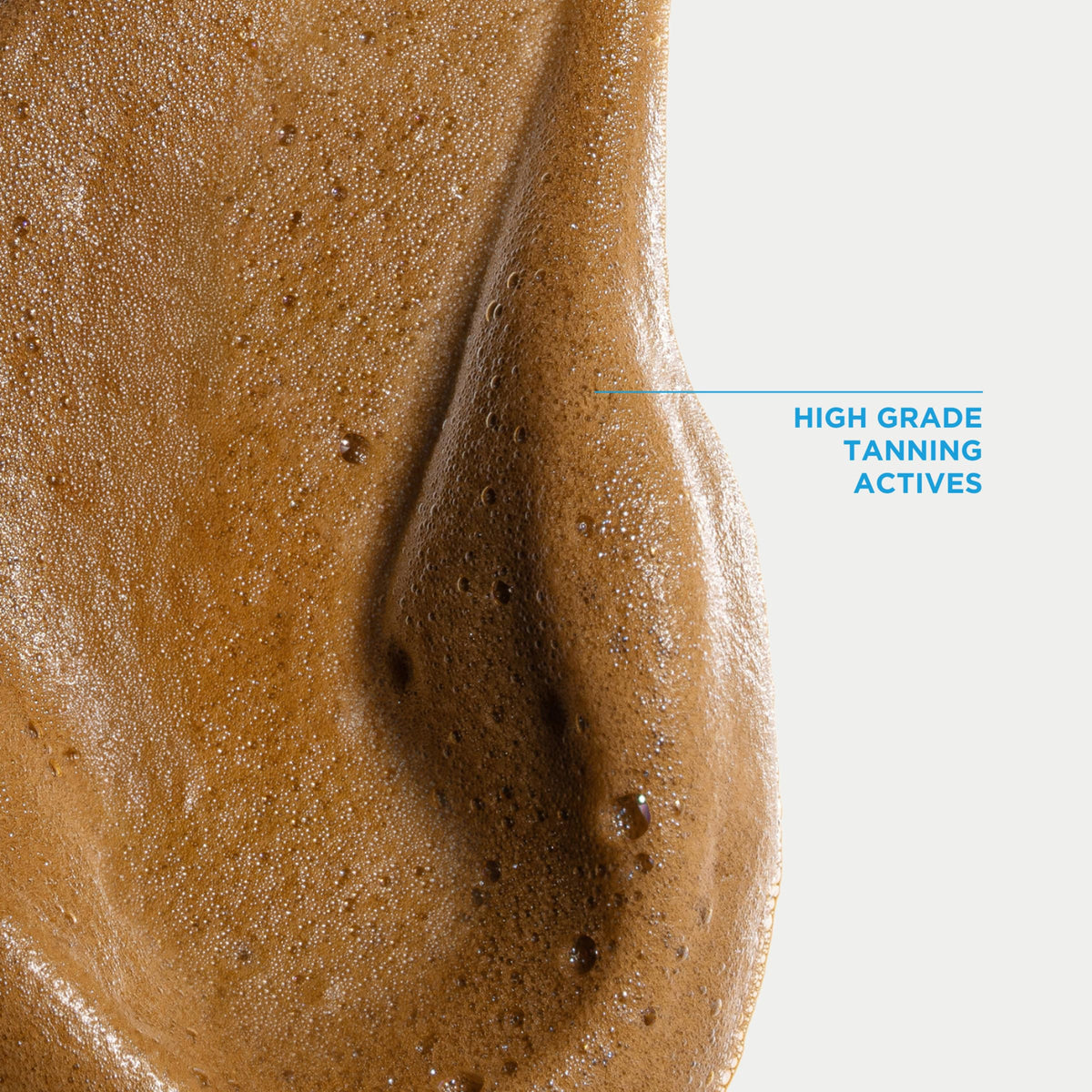 Bondi Sands tanning mousse texture on applicator mitt