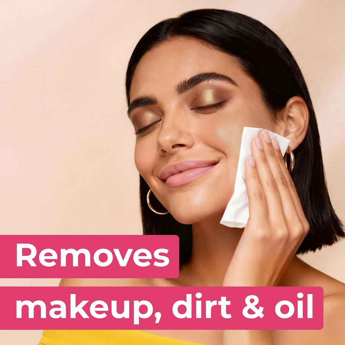 Stack of 8 Moonies travel makeup remover wipe packs