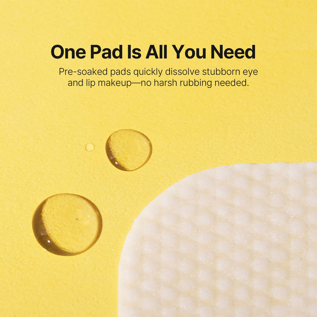 Ariul oil-infused dual-sided cleansing pads for waterproof mascara removal.