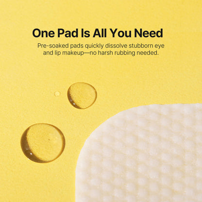 Ariul oil-infused dual-sided cleansing pads for waterproof mascara removal.