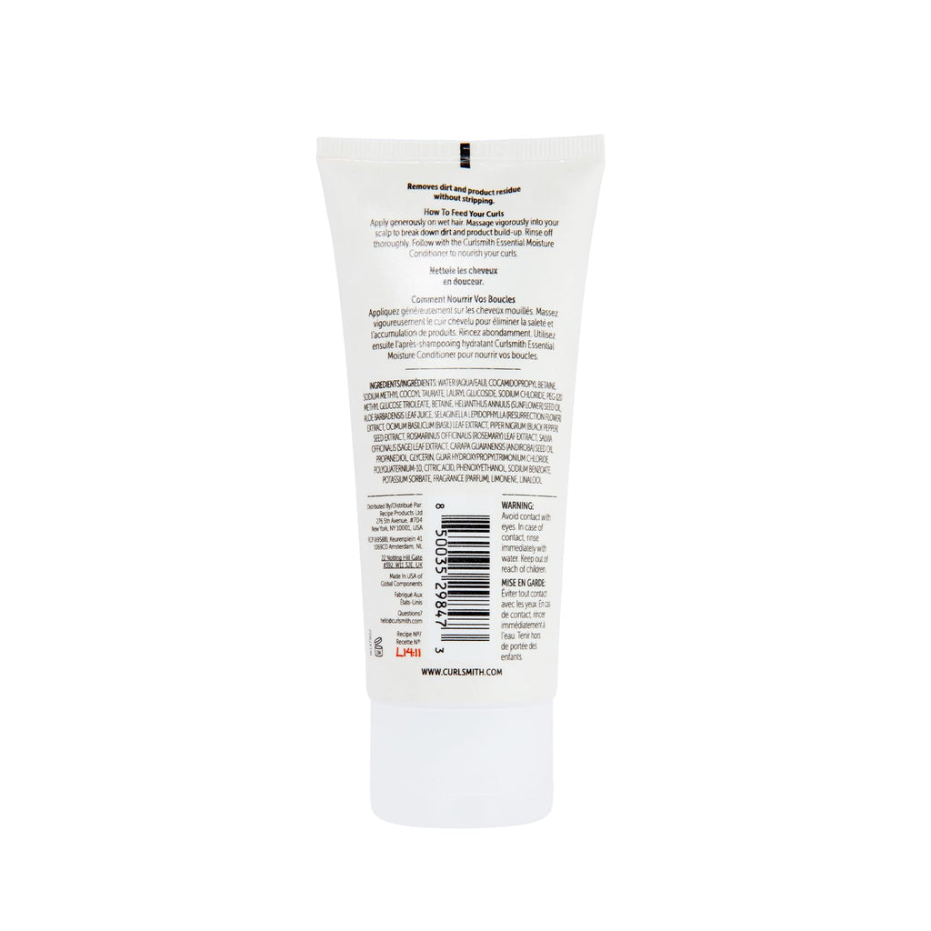 Travel size Curlsmith co-wash tube packaging