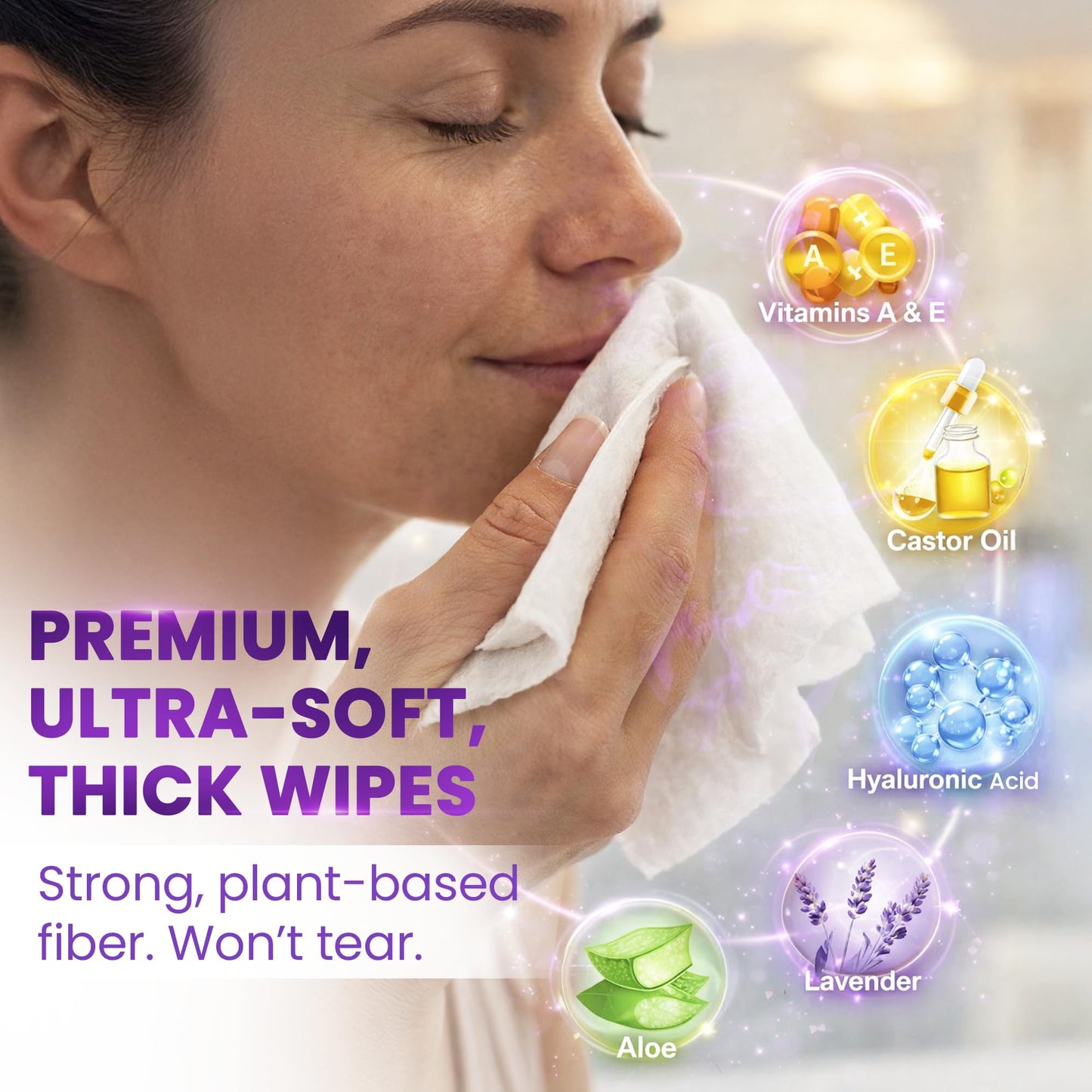 BeautyFrizz travel friendly face wipes bundle