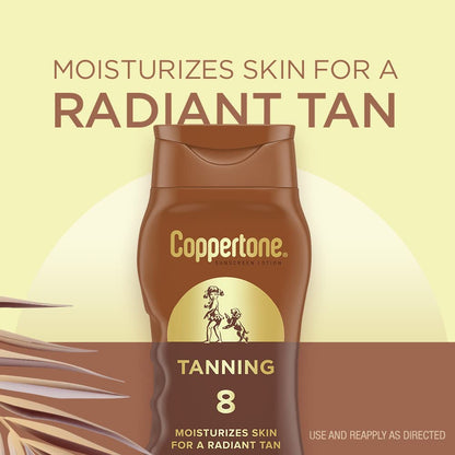 Coppertone Tanning Sunscreen pack of two bottles