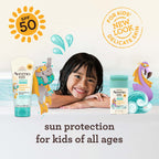 Aveeno Kids zinc oxide sunscreen promotional display view