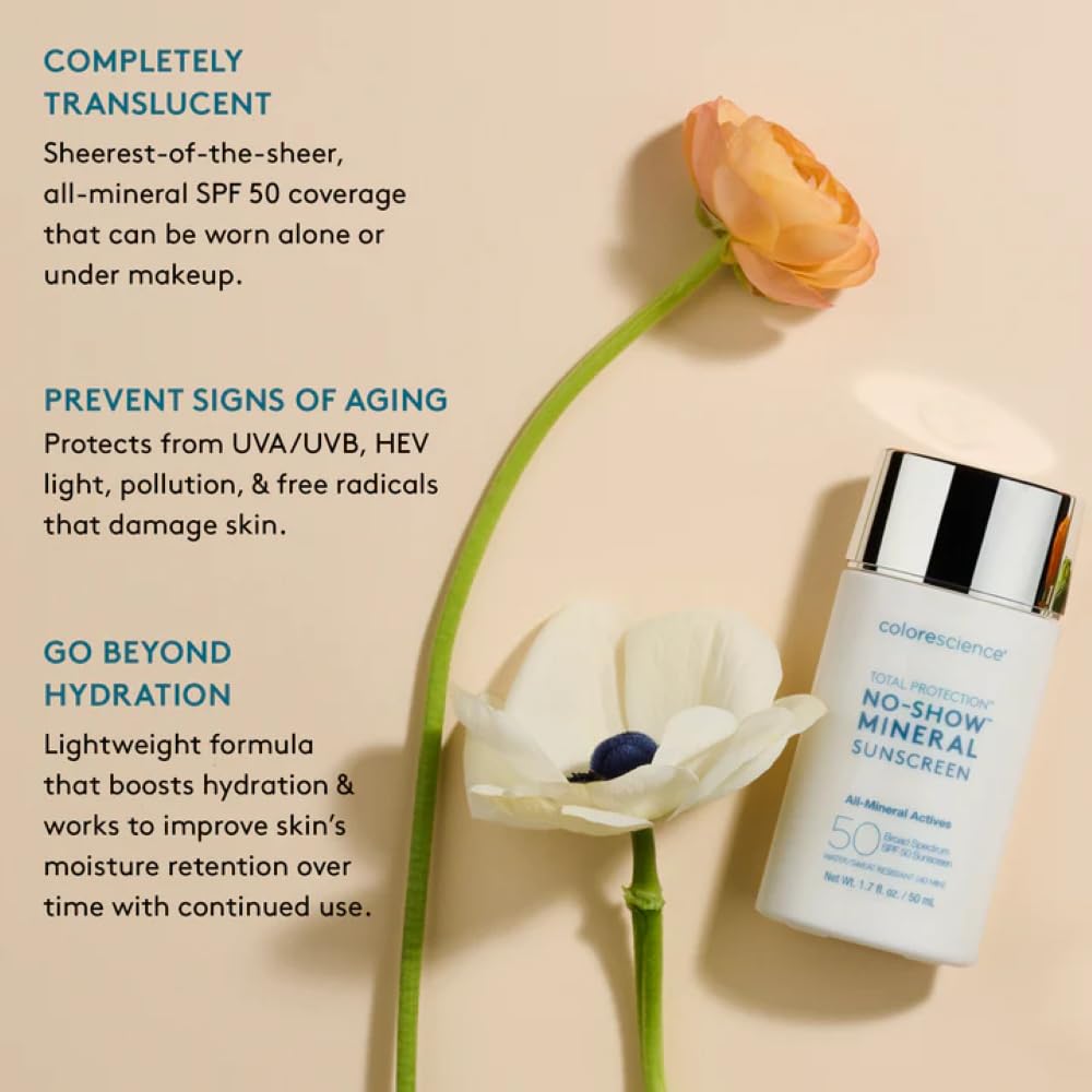 Side profile of Colorescience Total Protection No Show bottle