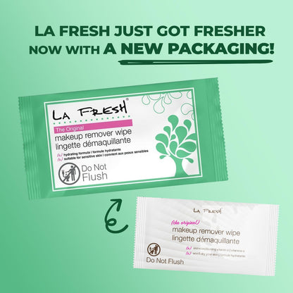 La Fresh resort collection makeup remover wipes full retail carton packaging