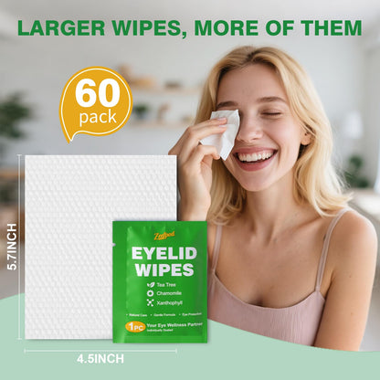 Zeefpod eye wipes product features and ingredient highlights