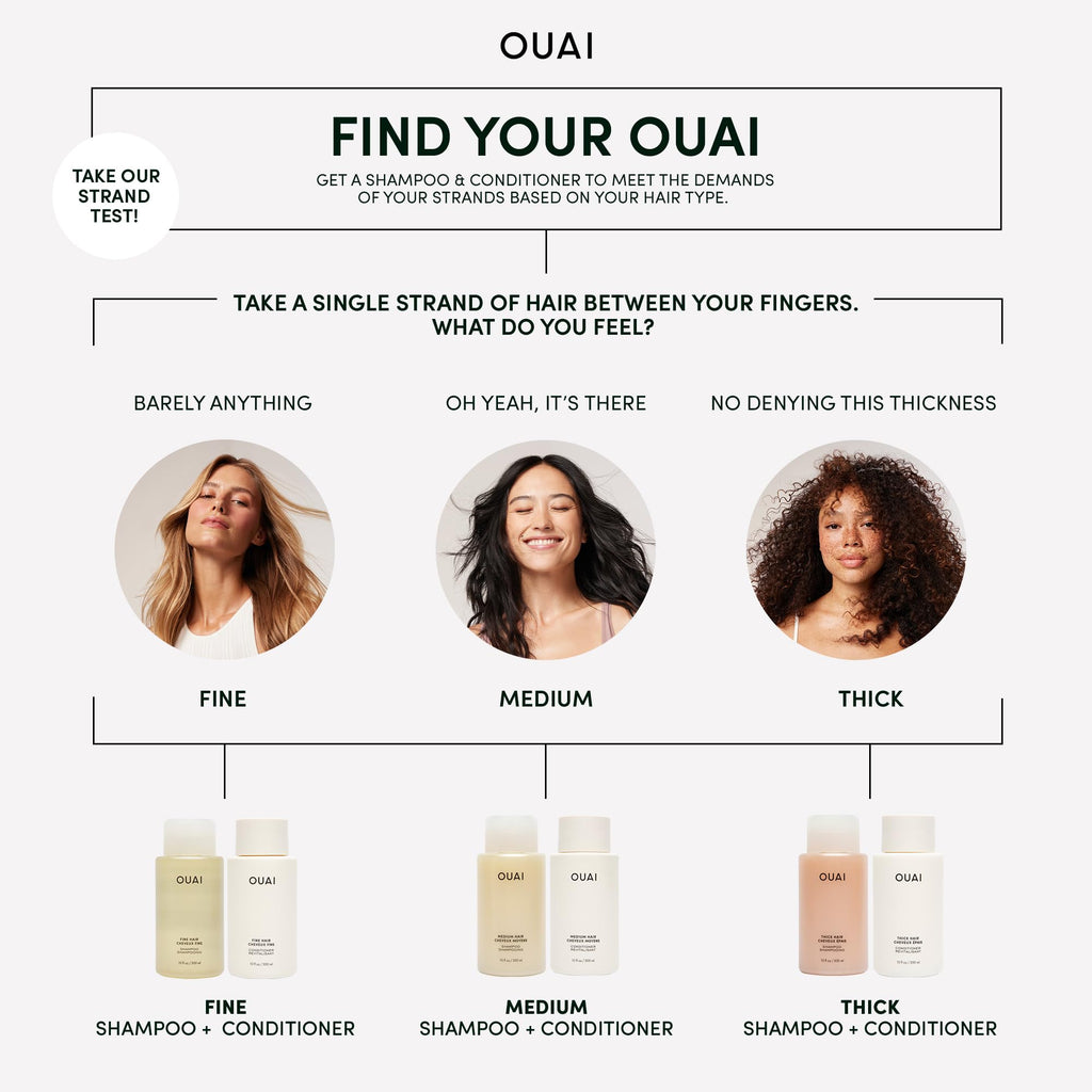 OUAI Fine to Medium Hair Treatment Masque rich cream texture closeup