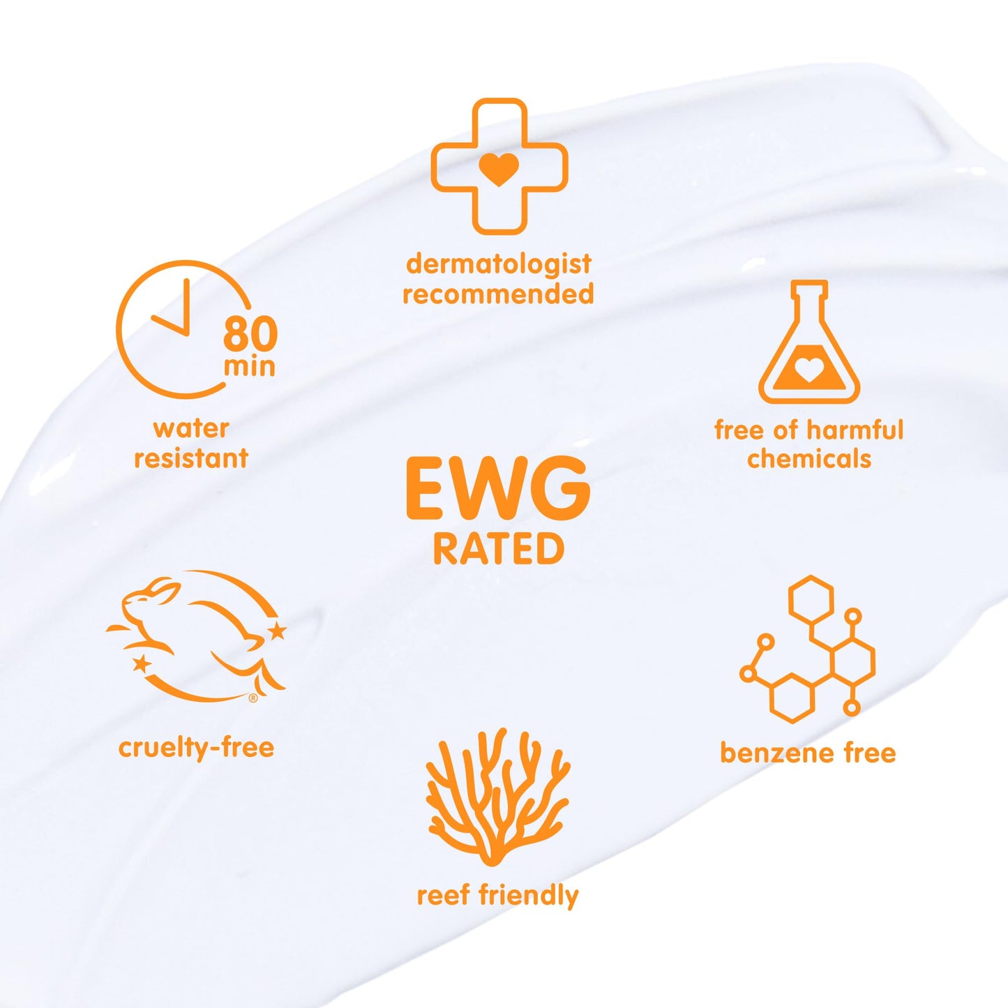 Close up of Thinksport sunscreen ingredient list and zinc oxide content