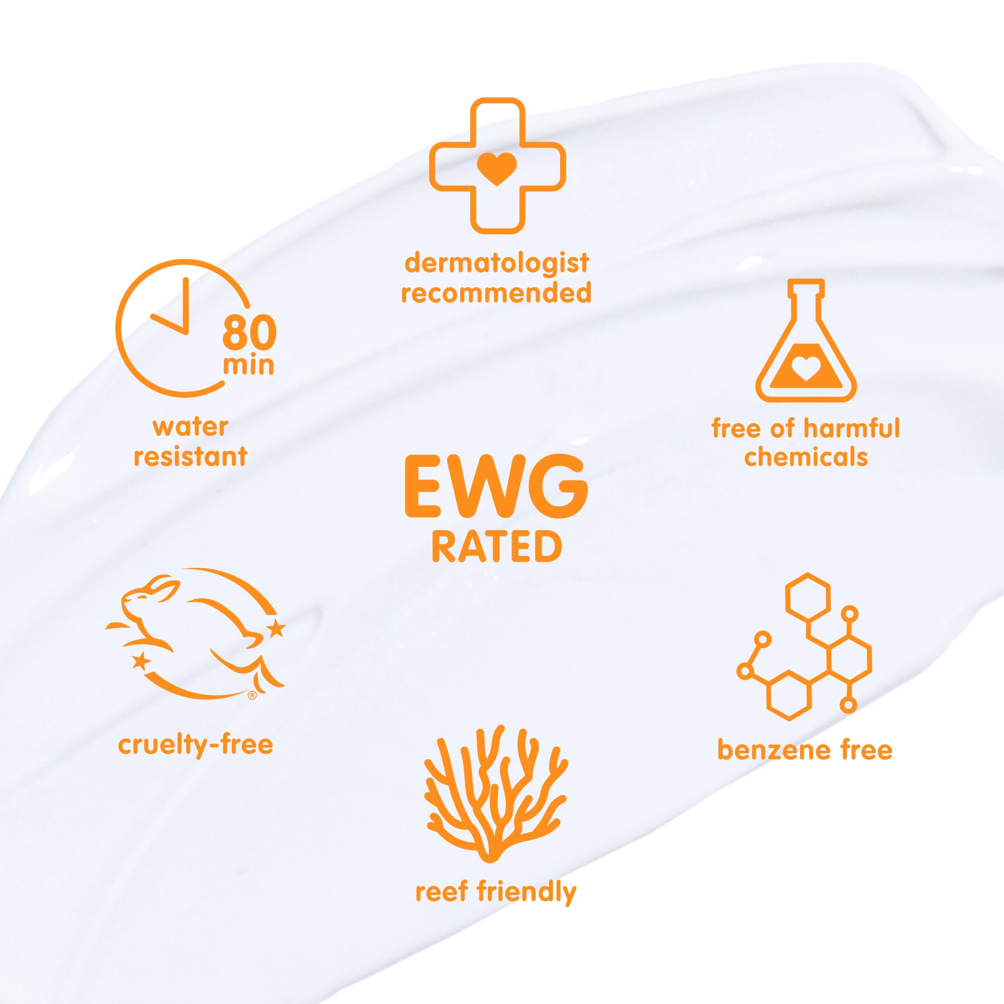 Close up of Thinksport sunscreen ingredient list and zinc oxide content