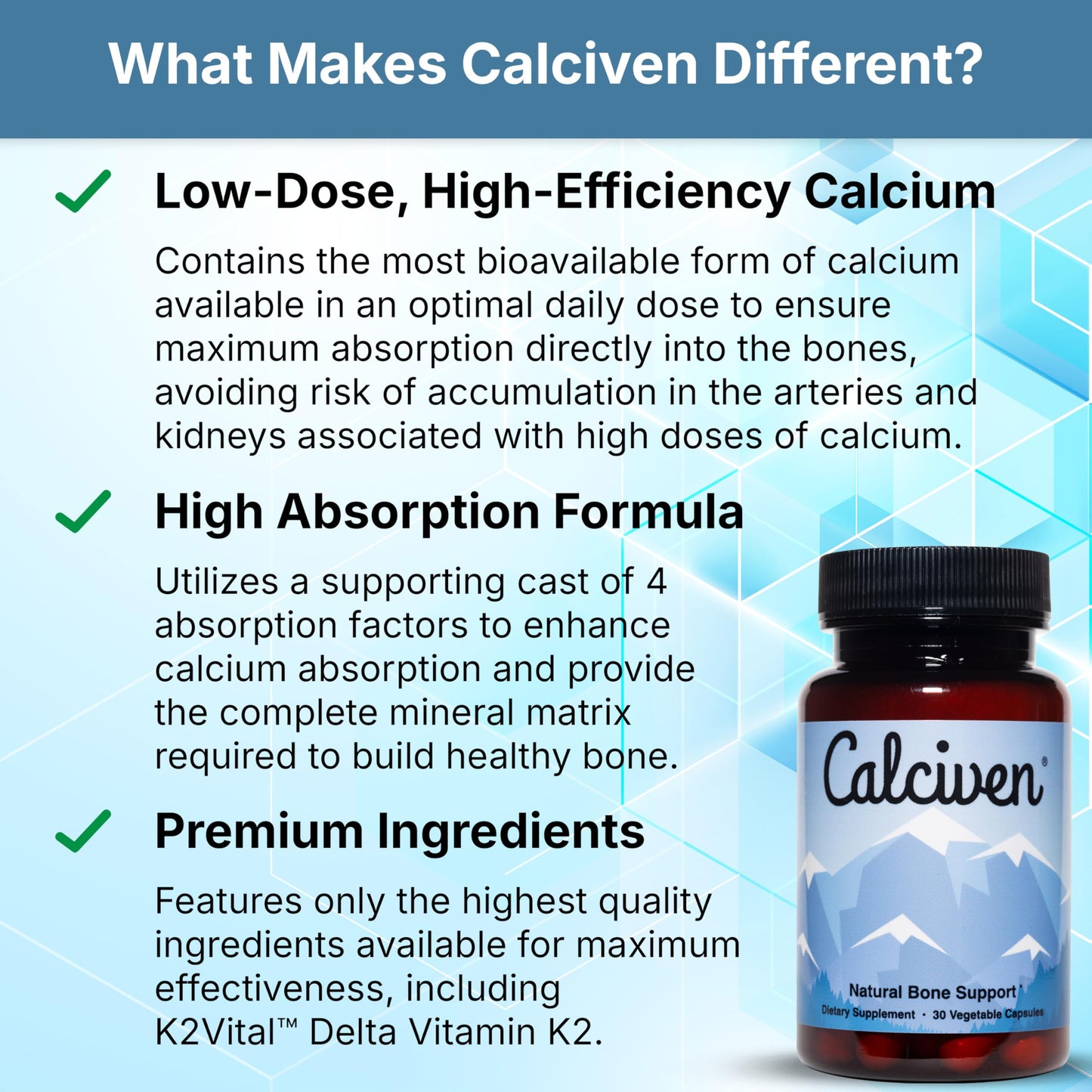 High quality Calciven dietary supplement capsule view