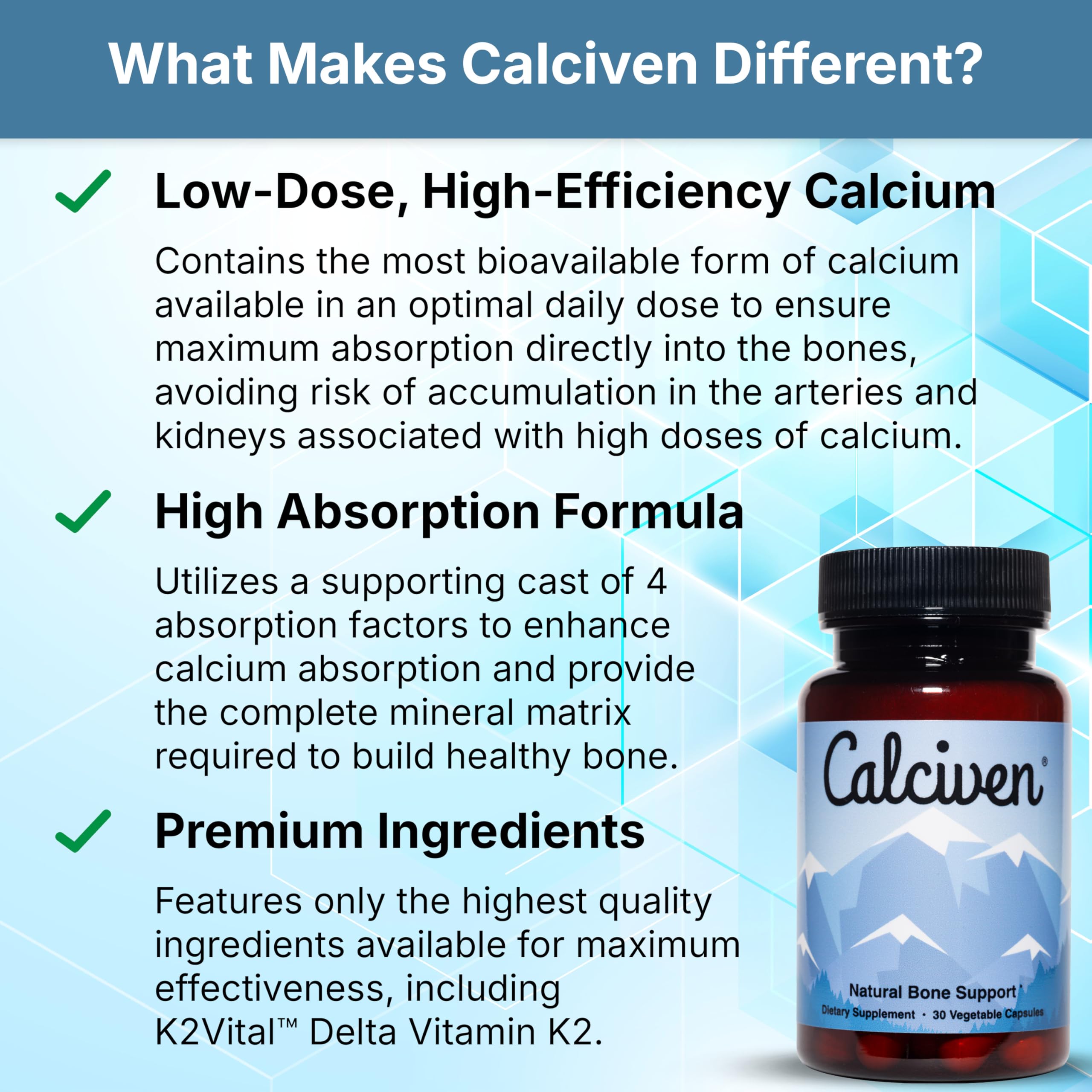 High quality Calciven dietary supplement capsule view