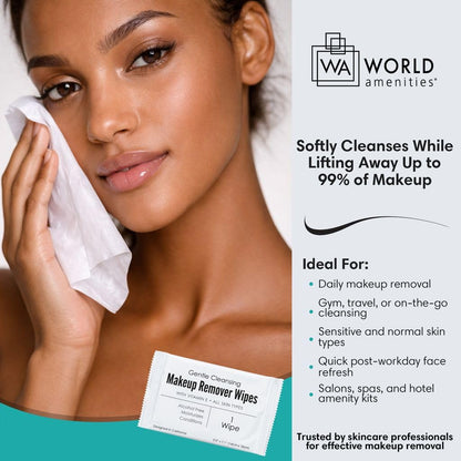 Vitamin E infused face wipe texture