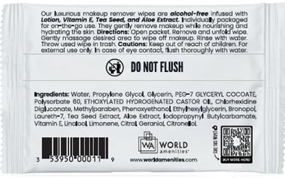 Skincare lifestyle shot of facial cleansing wipes