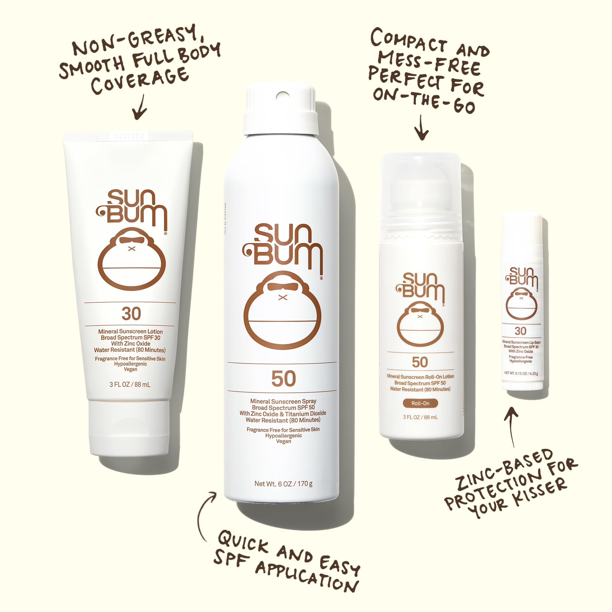 Sun Bum Mineral Sunscreen texture and application