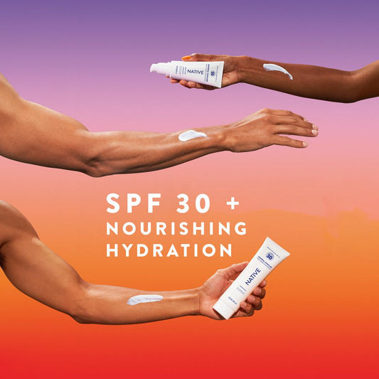 Native Mineral Sunscreen tube packaging details