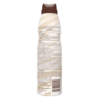 Detailed product label for Hawaiian Tropic SPF 30 imported sunscreen
