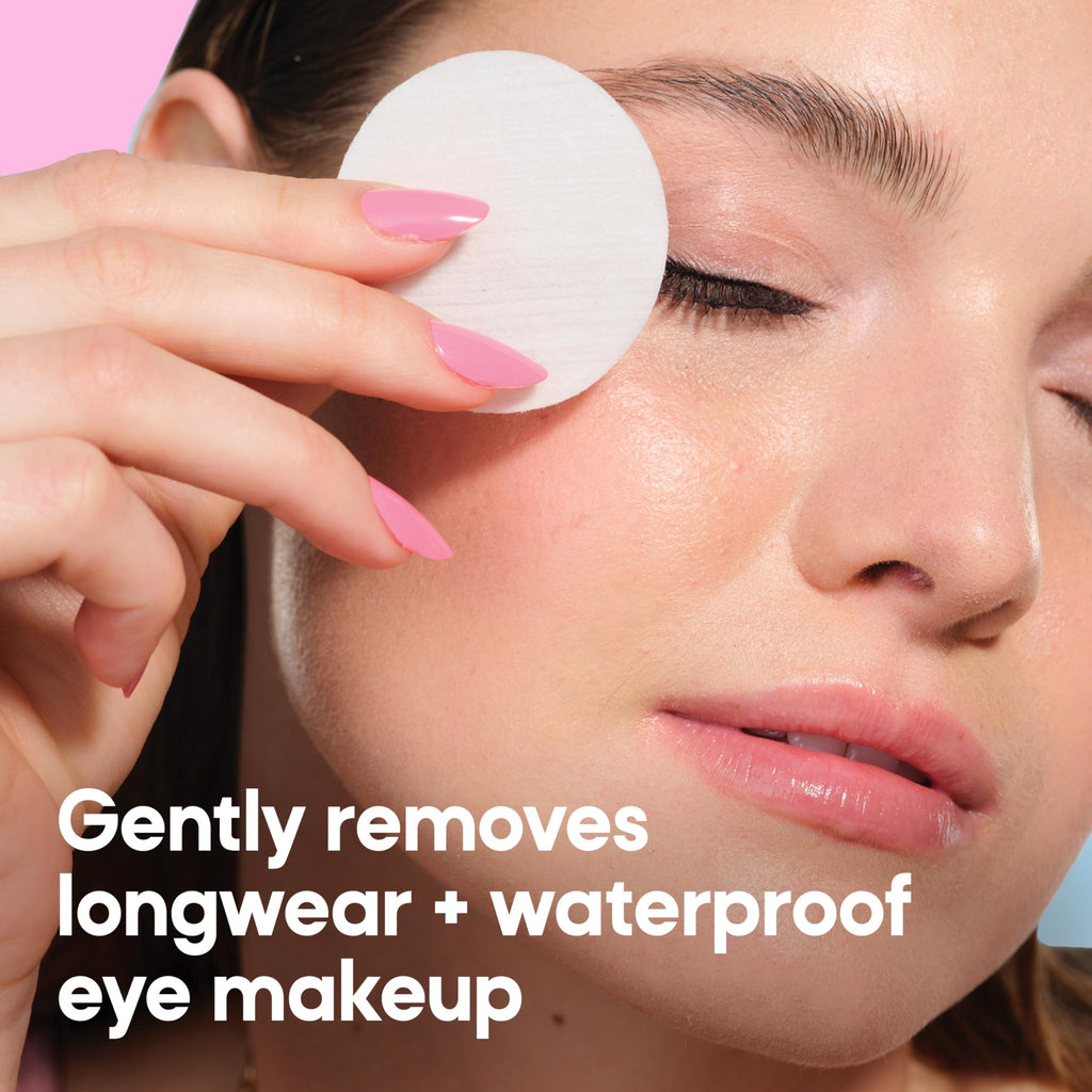 Close up of Almay biodegradable makeup remover pads