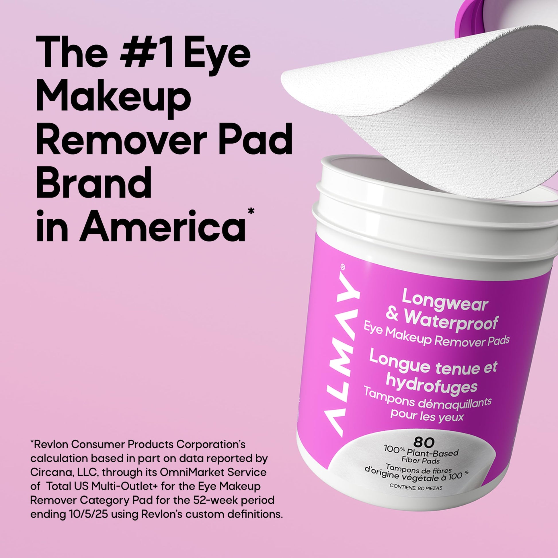 Almay longwear eye makeup remover pads for sensitive eyes
