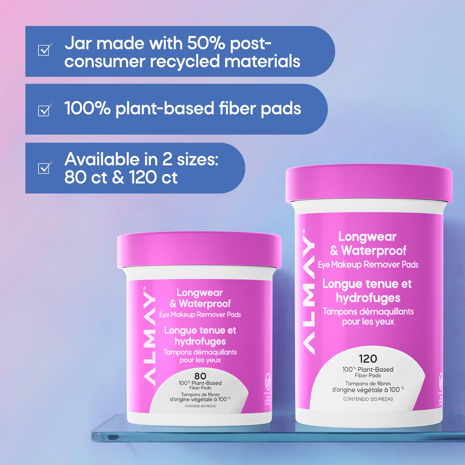Almay makeup remover pads 240 count pack