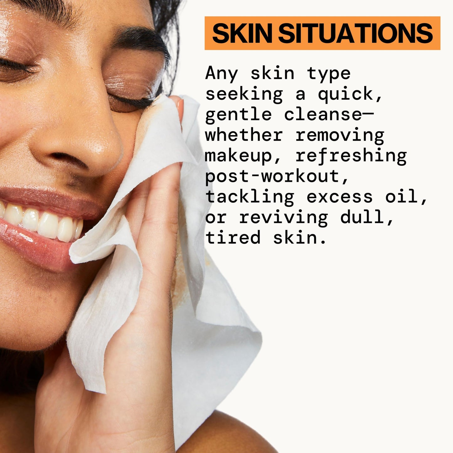Pacifica vegan and cruelty free skincare wipe packaging detail