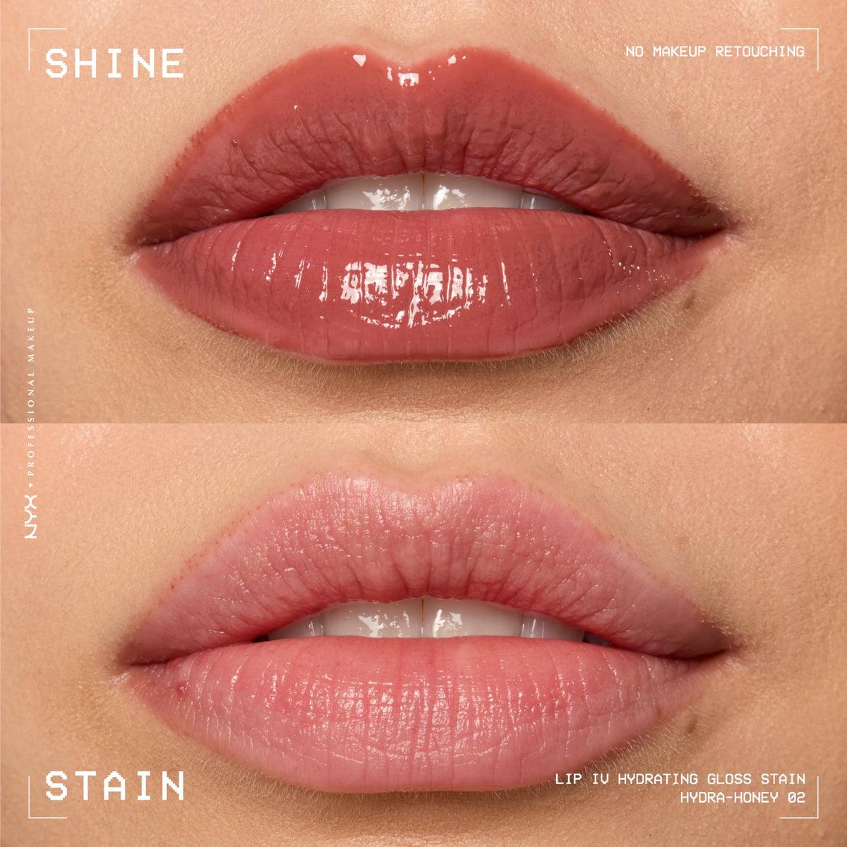 Nyx professional makeup lip iv color swatch sample