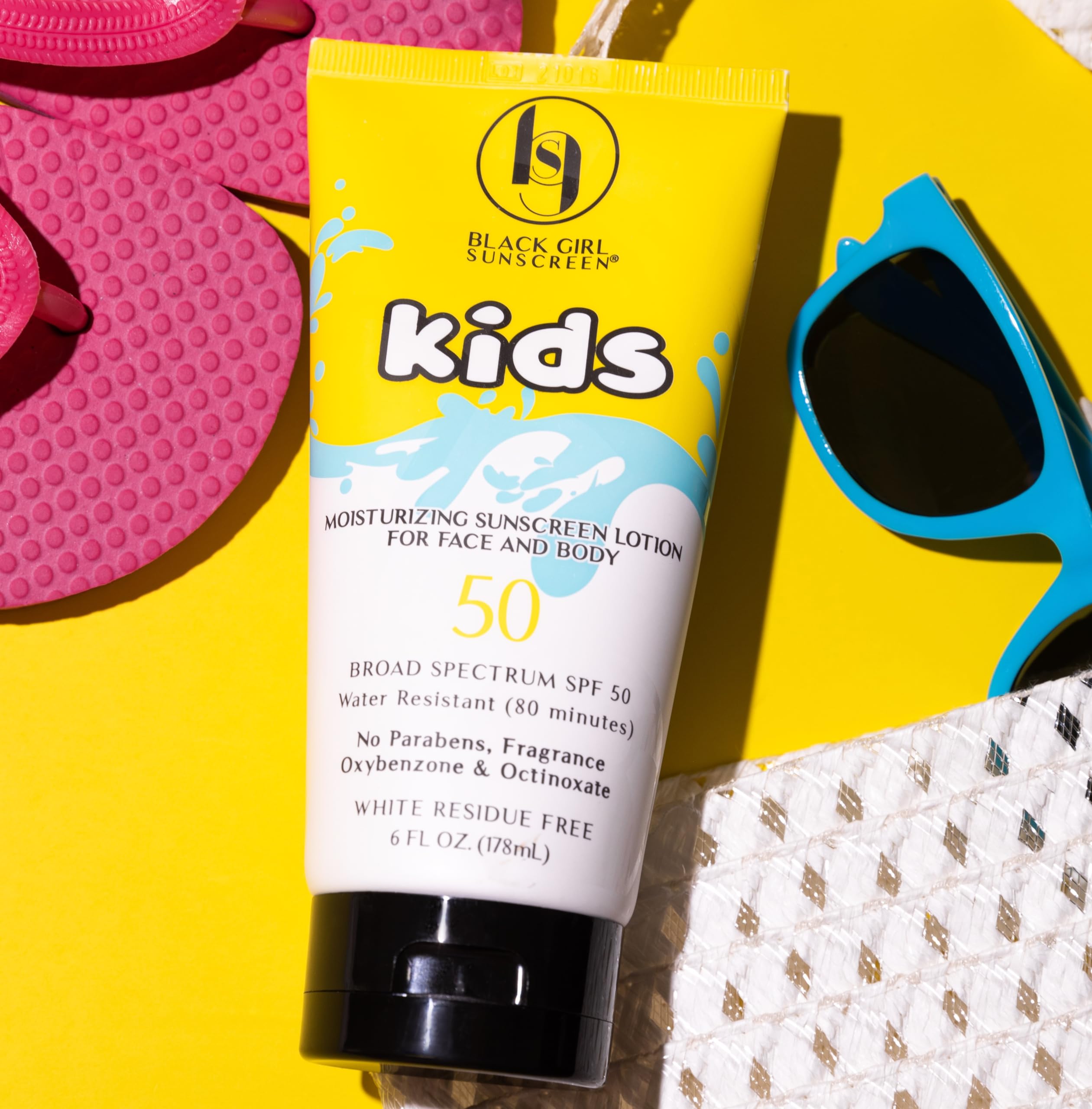 Black Girl Sunscreen Kids SPF 50 size 6 fluid ounce