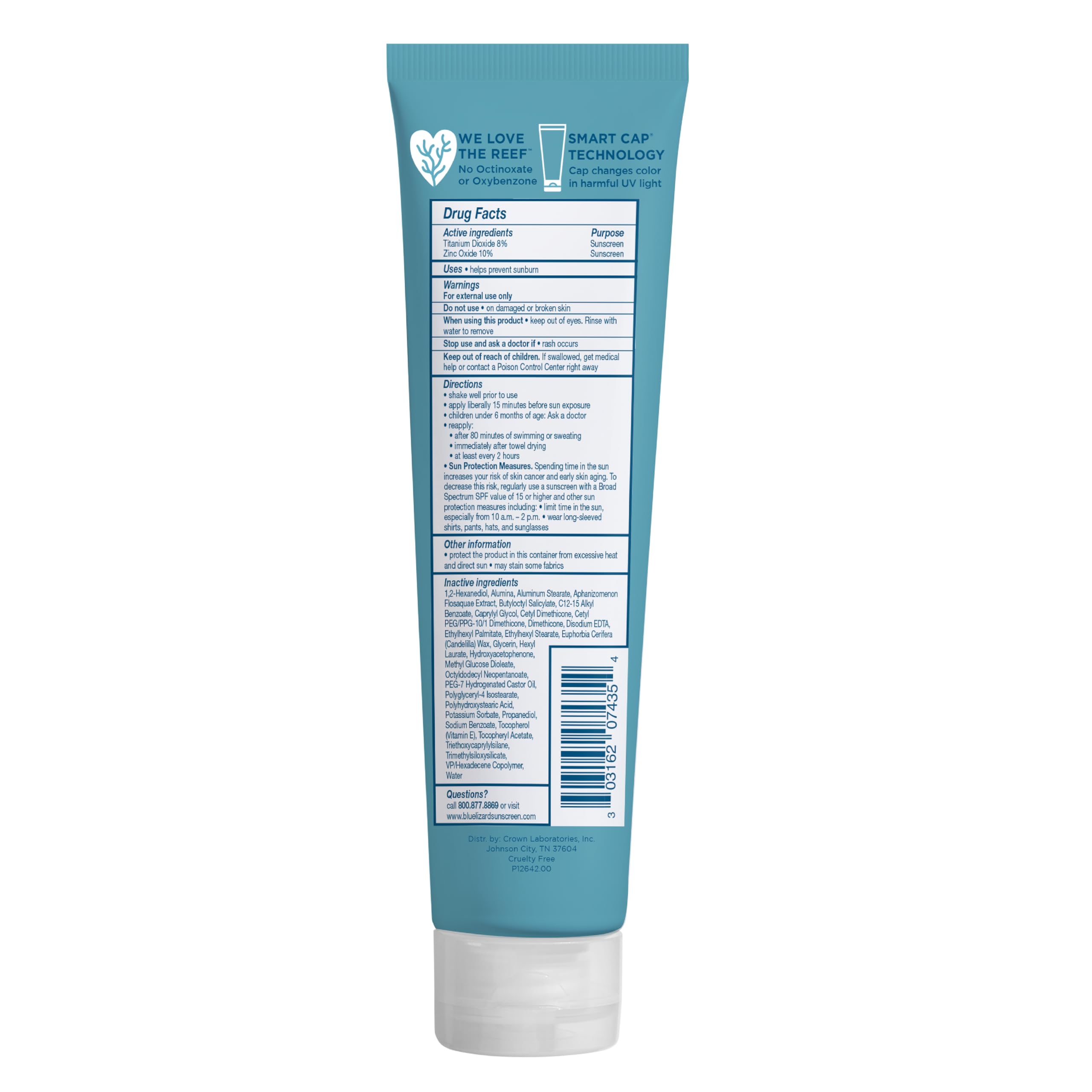 Blue Lizard SPF 50 kids sunscreen 5 fluid ounce bottle