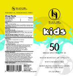 Black Girl Sunscreen Kids SPF 50 Lotion brand logo display